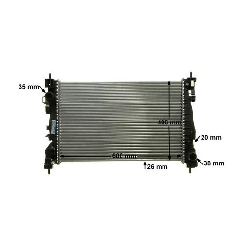 Chladič motora CR 1179 000P /MAHLE/ - obr. 11