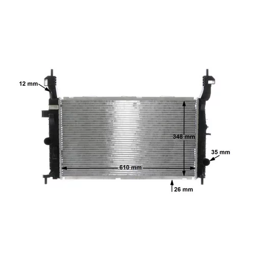 Chladič motora CR 1499 000S /MAHLE/ - obr. 11