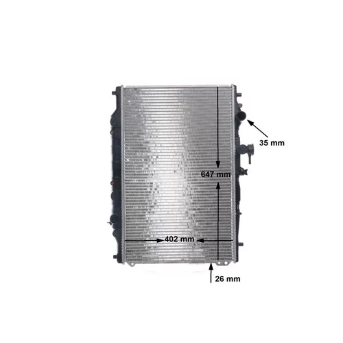 Chladič motora CR 160 000S /MAHLE/ - obr. 10