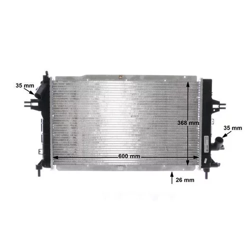 Chladič motora CR 1687 000S /MAHLE/ - obr. 11
