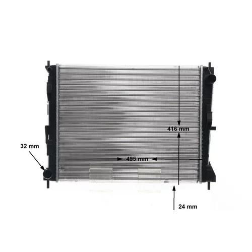 Chladič motora CR 1691 000S /MAHLE/ - obr. 16