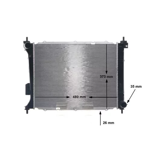 Chladič motora CR 1695 000S /MAHLE/ - obr. 17
