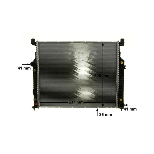 Chladič motora CR 1705 000P /MAHLE/ - obr. 9