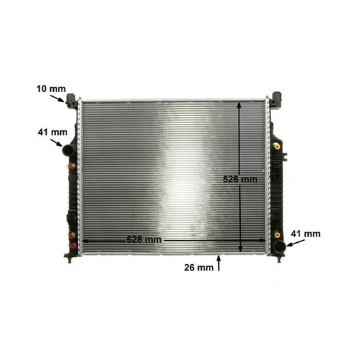 Chladič motora CR 1706 000P /MAHLE/ - obr. 9