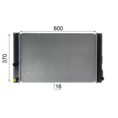 Chladič motora CR 1901 000S /MAHLE/ - obr. 9