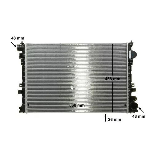 Chladič motora CR 206 000P /MAHLE/ - obr. 5