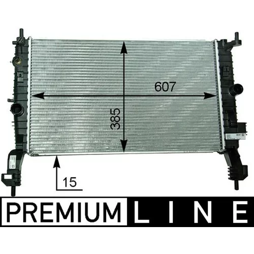 Chladič motora CR 2120 000P /MAHLE/ - obr. 3