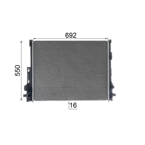 Chladič motora CR 2607 000P /MAHLE/ - obr. 16