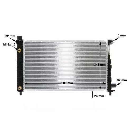 Chladič motora CR 324 000S /MAHLE/ - obr. 10