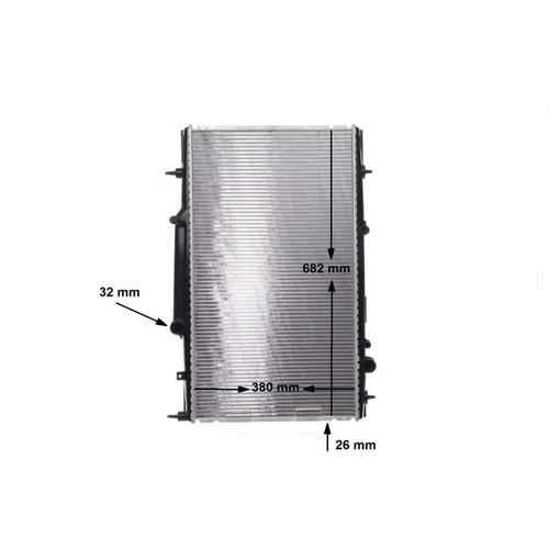 Chladič motora CR 503 000S /MAHLE/ - obr. 19