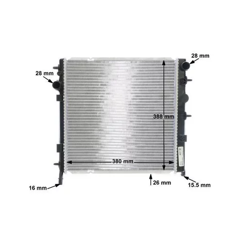 Chladič motora CR 556 000S /MAHLE/ - obr. 11
