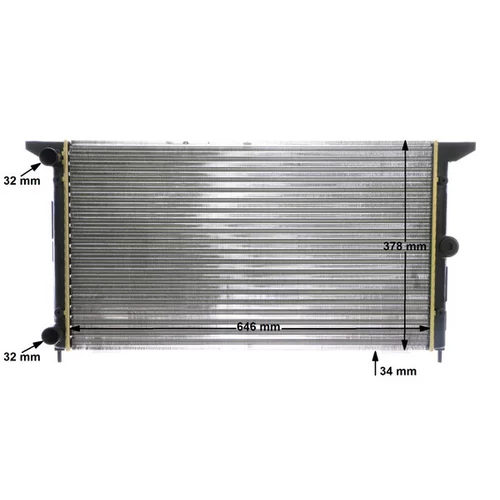 Chladič motora CR 607 000S /MAHLE/ - obr. 18