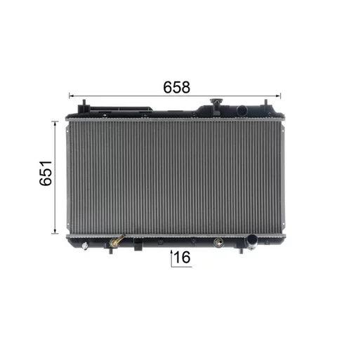 Chladič motora CR 740 000S /MAHLE/ - obr. 16