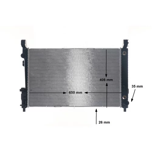 Chladič motora CR 781 000S /MAHLE/ - obr. 1