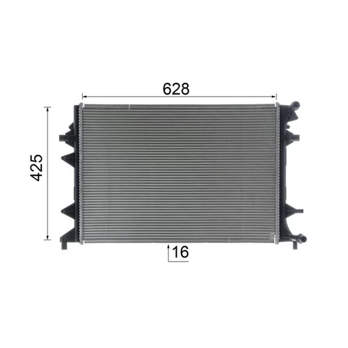 Chladič motora CR 855 000S /MAHLE/ - obr. 11