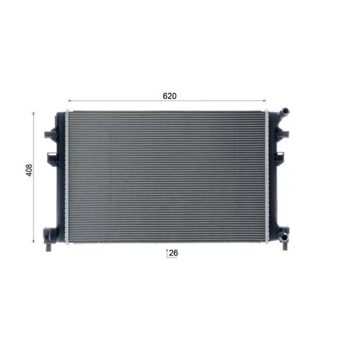 Chladič motora CR 959 000S /MAHLE/ - obr. 19