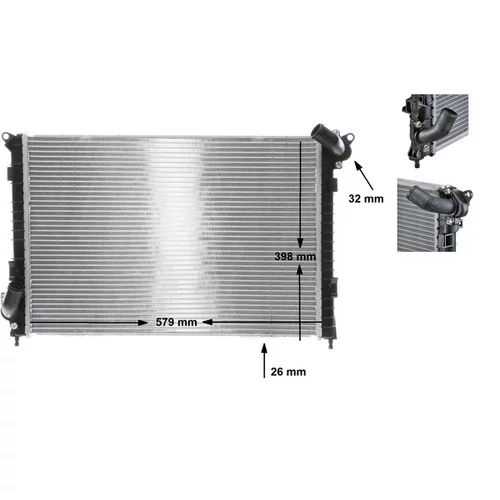Chladič motora MAHLE CR 984 000S