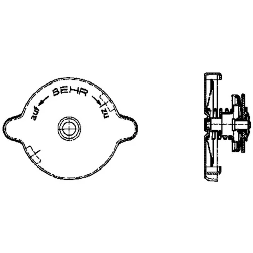 Uzáver chladiča CRB 9 000P /MAHLE/ - obr. 1