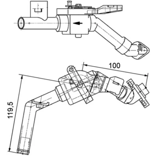 Regulačný ventil chladenia CV 8 000P /MAHLE/ - obr. 1