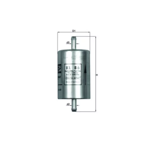 Palivový filter KL 86 /MAHLE/ - obr. 2
