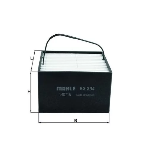 Palivový filter KX 394 /MAHLE/ - obr. 2