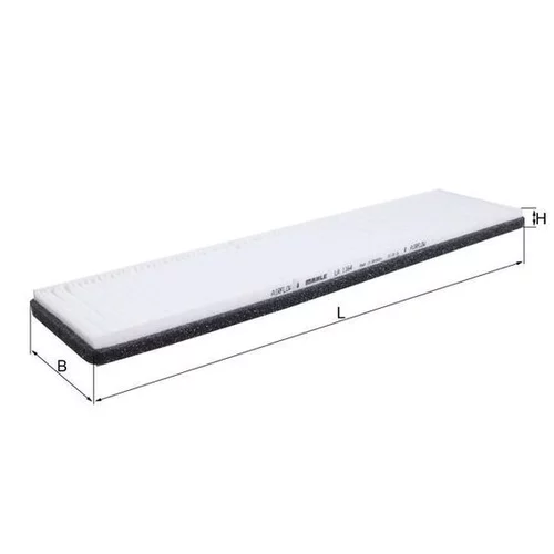 Filter vnútorného priestoru LA 1164 /MAHLE/ - obr. 2