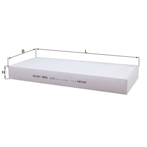 Filter vnútorného priestoru LA 279 /MAHLE/ - obr. 2