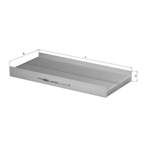 Filter vnútorného priestoru LA 357 /MAHLE/ - obr. 2