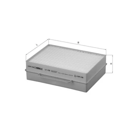 Filter vnútorného priestoru LA 432 /MAHLE/ - obr. 2