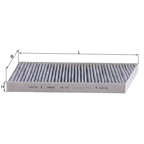 Filter vnútorného priestoru LAK 129 /MAHLE/ - obr. 1