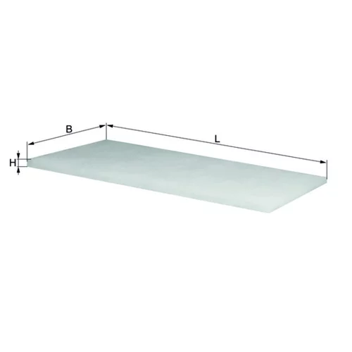 Filter vnútorného priestoru LAP 6 /MAHLE/ - obr. 2