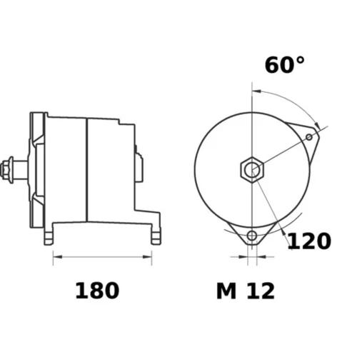 Alternátor MG 302 /MAHLE/ - obr. 4