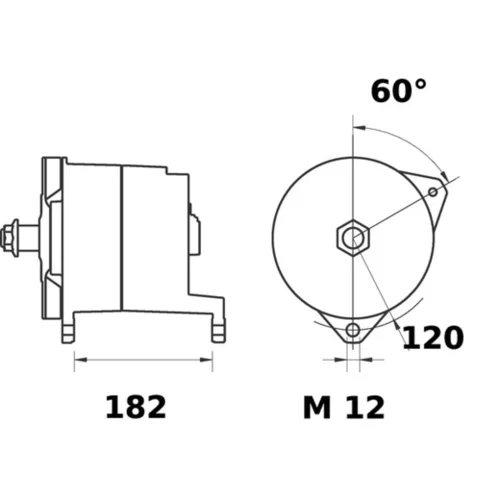 Alternátor MG 392 /MAHLE/ - obr. 1