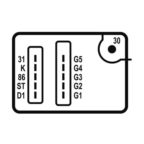 Riadiaca jednotka času žeravenia MHG 21 /MAHLE/ - obr. 1