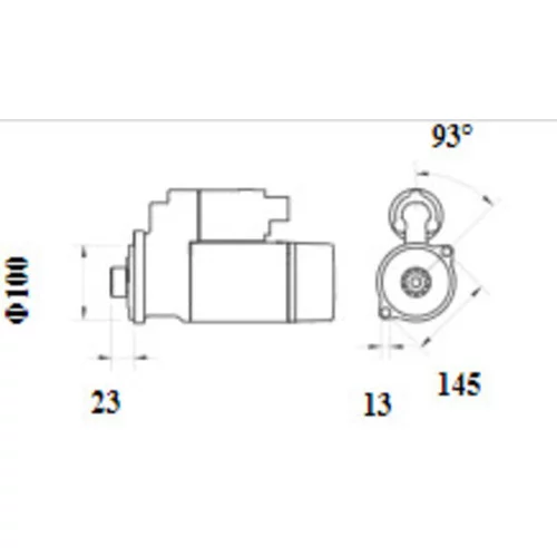 Štartér MS 1139 /MAHLE/ - obr. 1