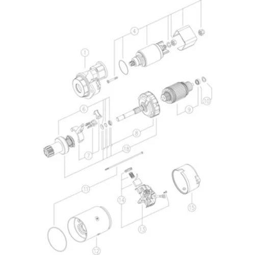 Štartér MS 293 /MAHLE/ - obr. 2