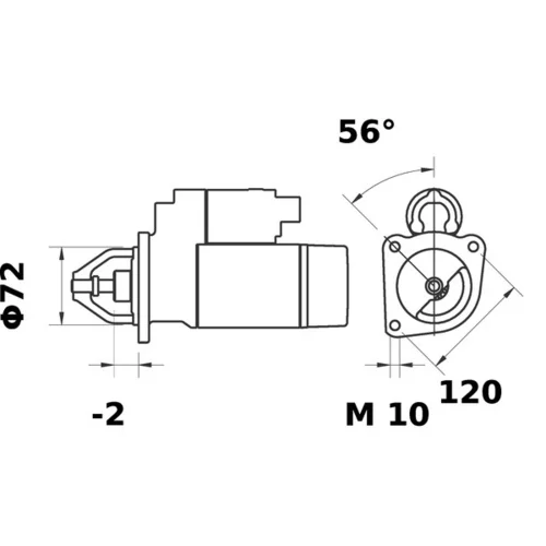 Štartér MS 32 /MAHLE/ - obr. 4