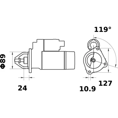 Štartér MS 5 /MAHLE/ - obr. 4