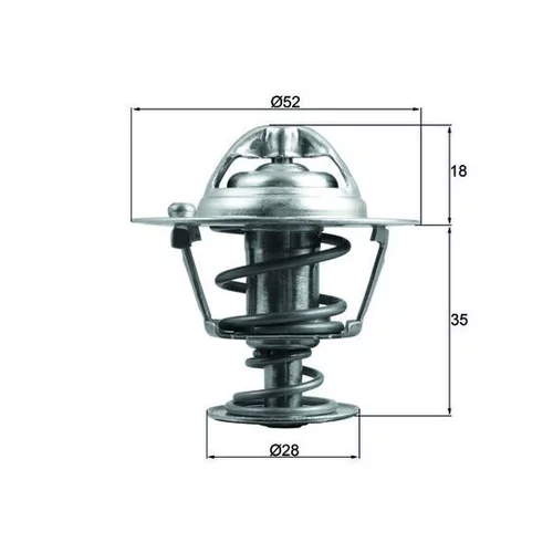 Termostat chladenia TX 184 78D /MAHLE/ - obr. 2