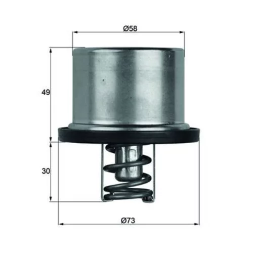 Termostat chladenia MAHLE TX 37 79