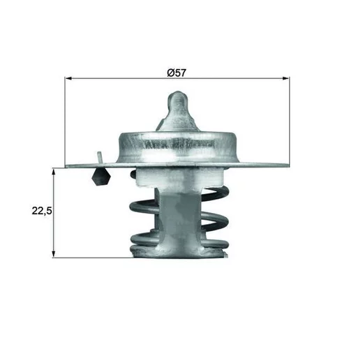 Termostat chladenia MAHLE TX 60 83D