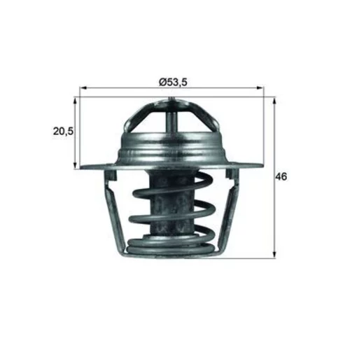 Termostat chladenia TX 91 89D /MAHLE/ - obr. 2
