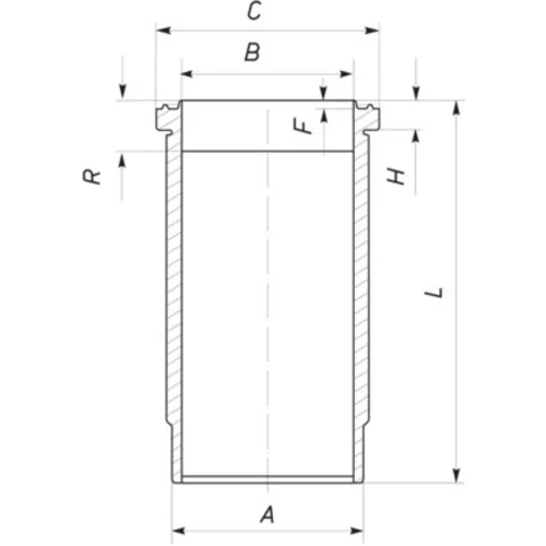 Vložka valcov MAHLE 037 WN 37 01