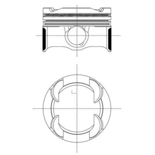 Piest 081 PI 00130 000 /MAHLE/ - obr. 1