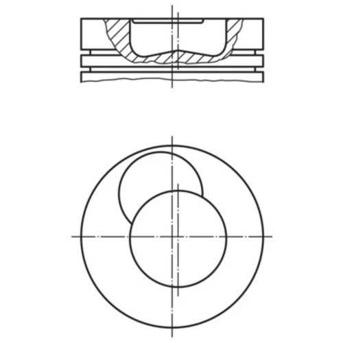 Piest MAHLE 227 PI 00101 000