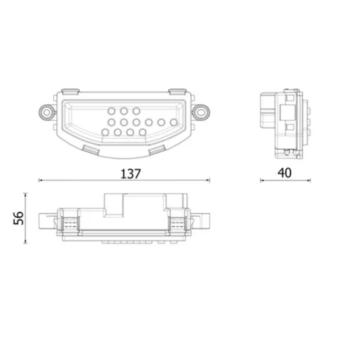 Regulator, ventilator vnutorneho priestoru ABR 166 000P /MAHLE/