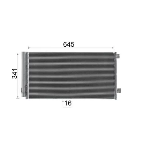 Kondenzátor klimatizácie AC 1051 000S /MAHLE/ - obr. 9
