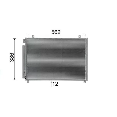 Kondenzátor klimatizácie AC 1057 000S /MAHLE/ - obr. 9