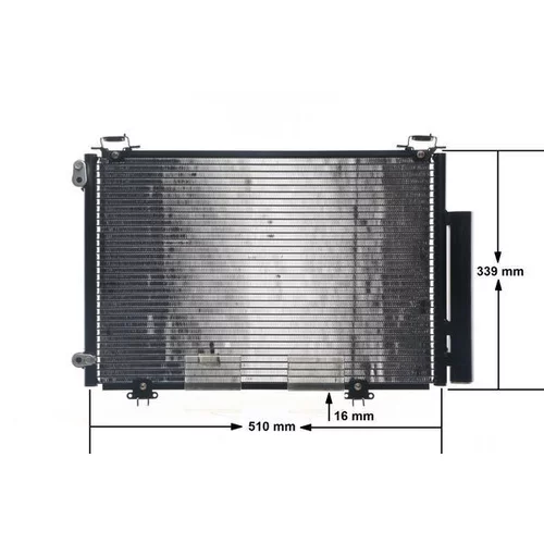 Kondenzátor klimatizácie AC 292 000S /MAHLE/ - obr. 12
