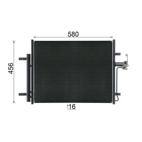 Kondenzátor klimatizácie AC 441 000S /MAHLE/ - obr. 10